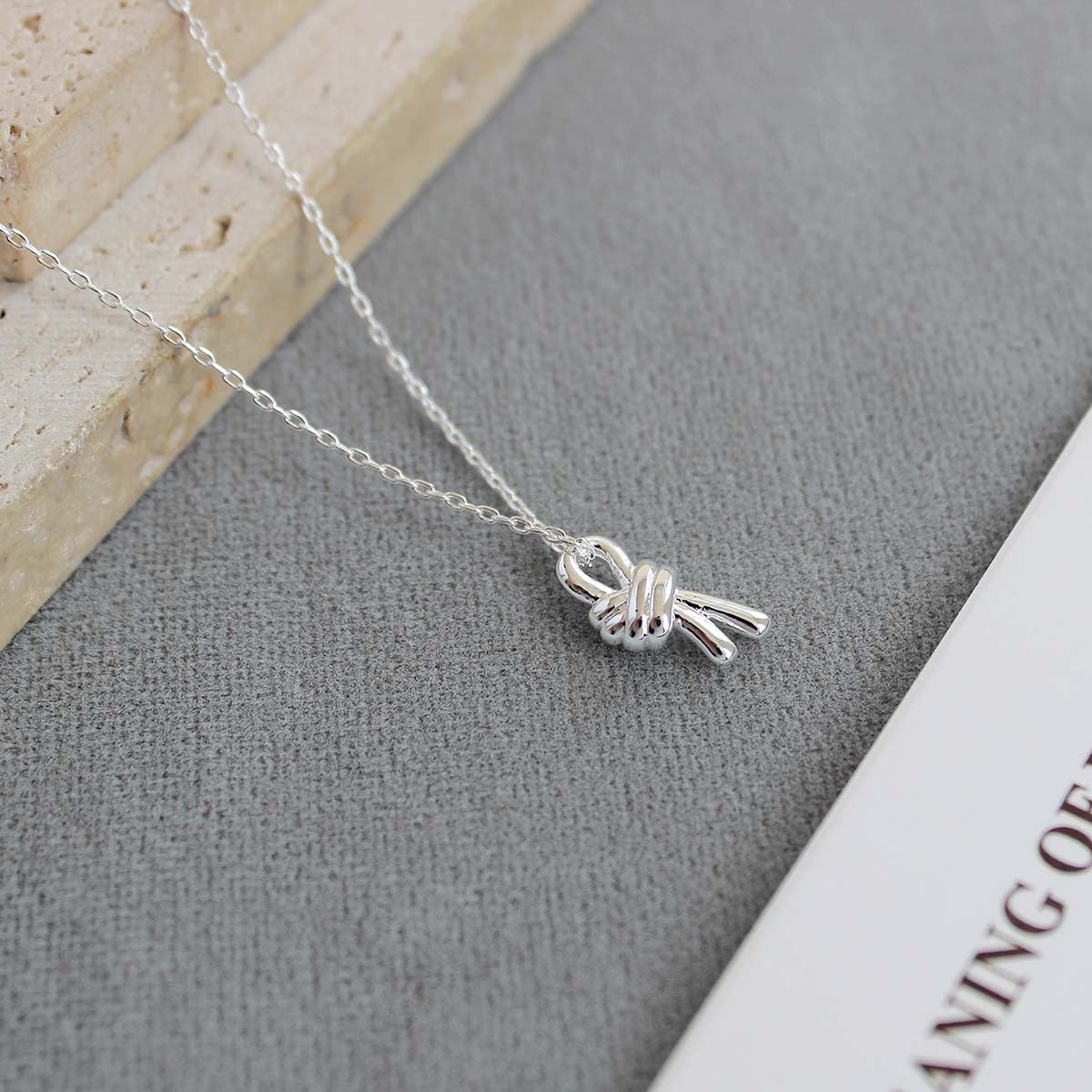 "Tied Together" | Knot Necklace & Earring Set