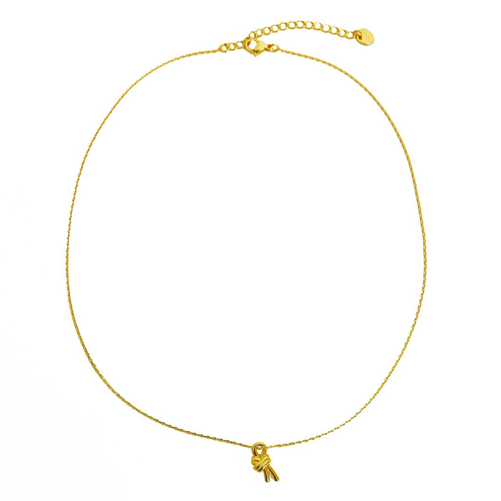 "Tied Together" | Knot Necklace & Earring Set