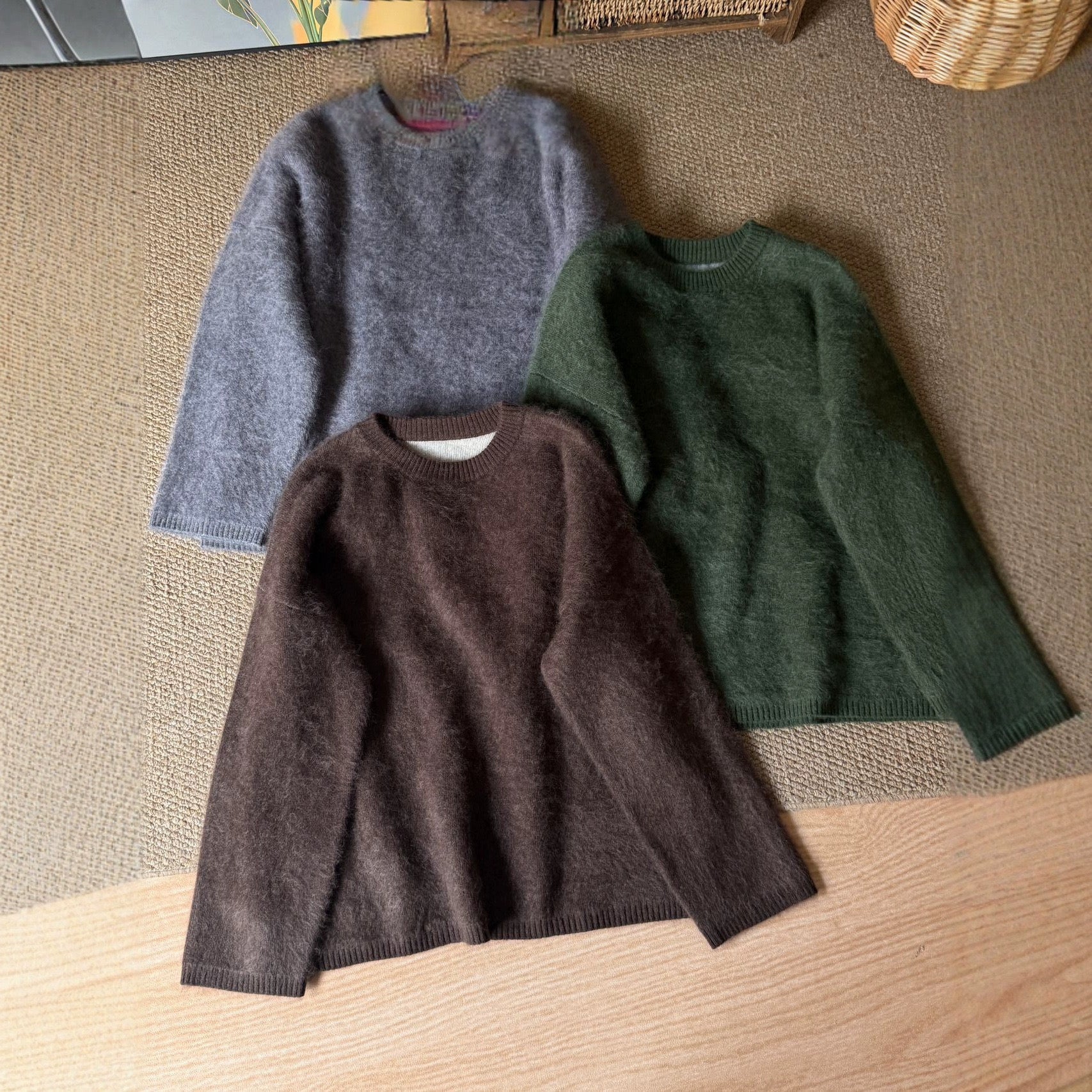 “Mist Forest” | Brushed Wool Sweater