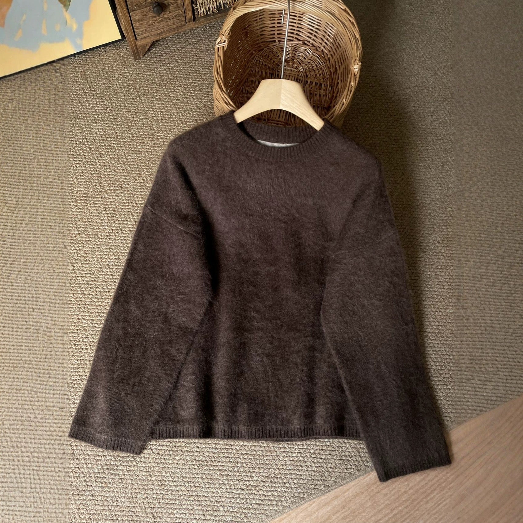 “Mist Forest” | Brushed Wool Sweater