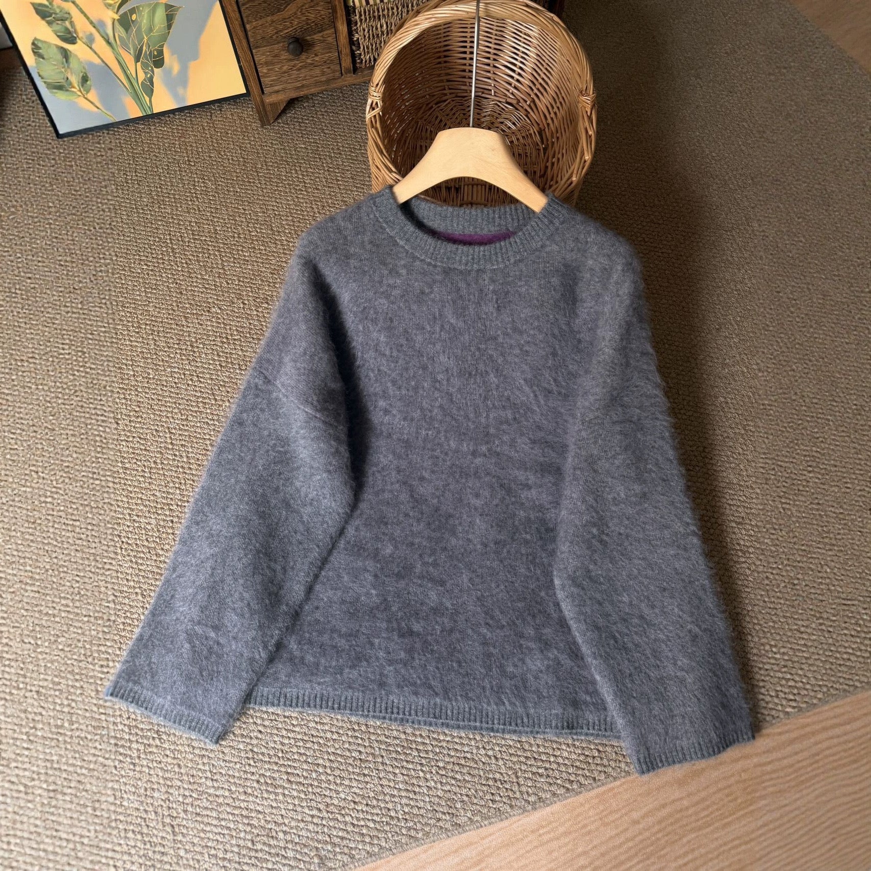 “Mist Forest” | Brushed Wool Sweater