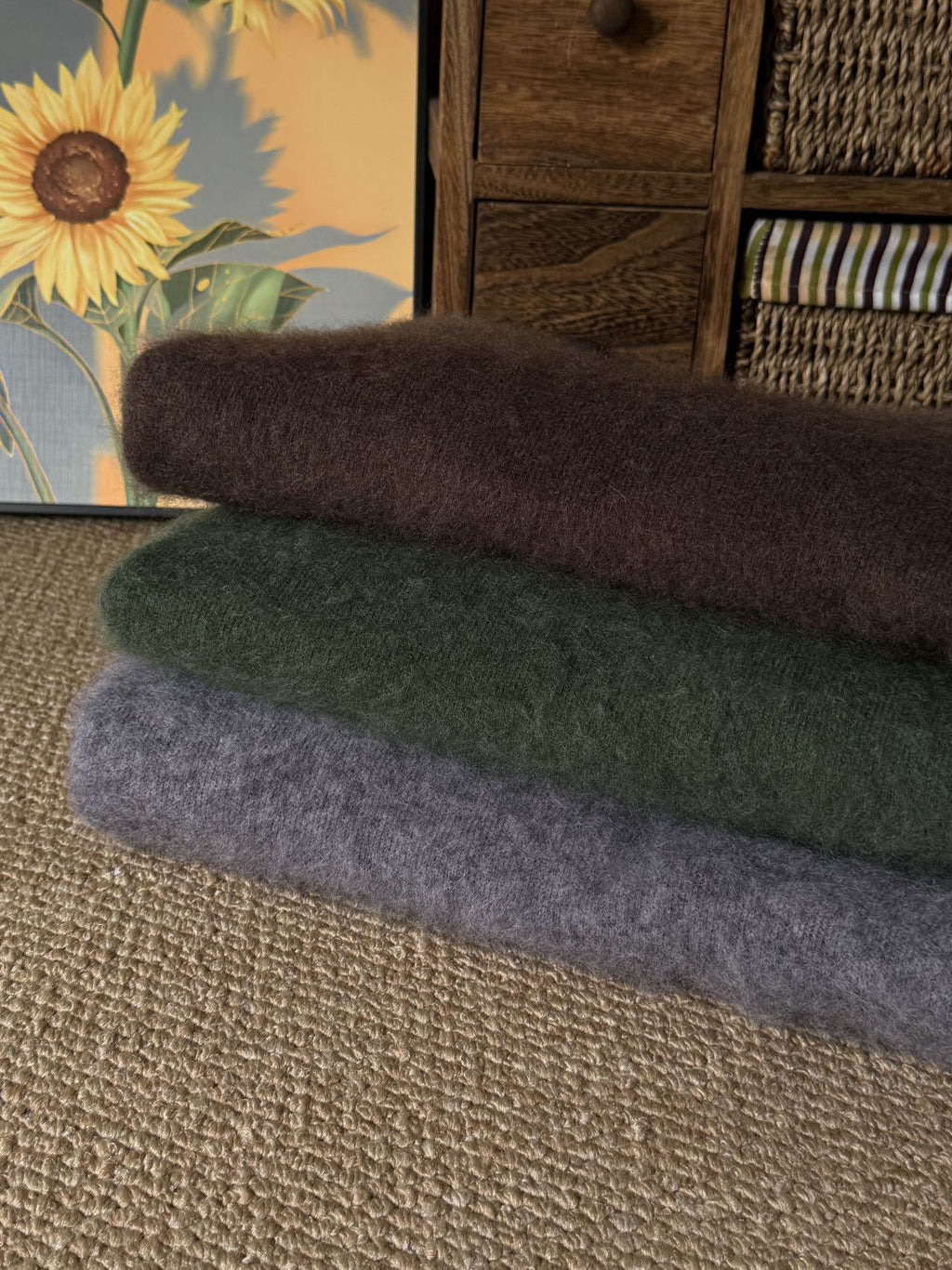 “Mist Forest” | Brushed Wool Sweater