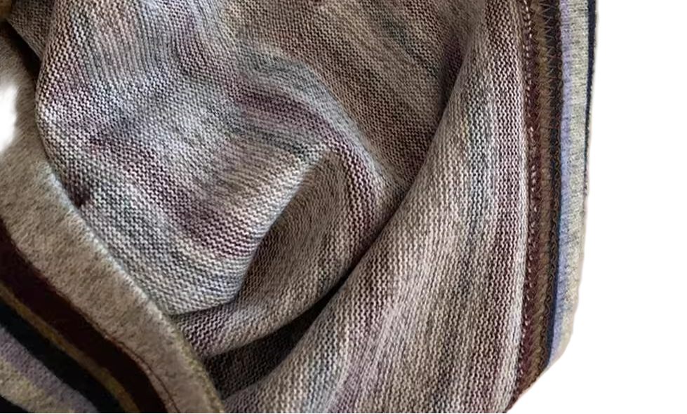 "Lazy Morning" Striped Knitted Long Sleeve T-shirt